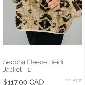Zyia Sedona Fleece Jacket/Sweater